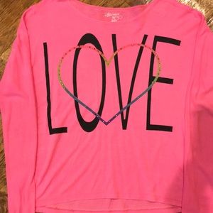 LAST CALL‼️Flowers by Zoe LOVE long sleeve shirt